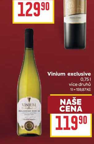 Vinium exclusive 0,75l