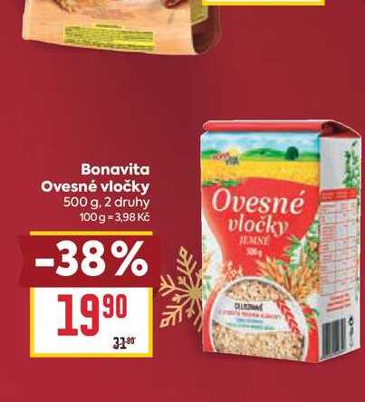 Bonavita Ovesné vločky 500 g