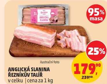 ANGLICKÁ SLANINA ŘEZNÍKŮV TALÍŘ, 1 kg 