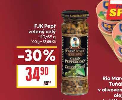 FJK Pepř zelený celý 110/65 g 