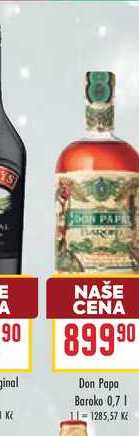 Don Papa Baroko 0,7l