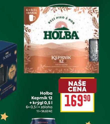 Holba Keprník 12 +krýgl 0,51 6x0,5l 
