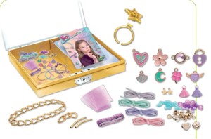 TASIA - So Beads Kreativní sada šperků: Náramky s přívěsky v kufříku