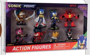 Sonic akční figurky 8 ks Deluxe box