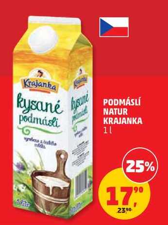 PODMÁSLÍ NATUR KRAJANKA, 1 l