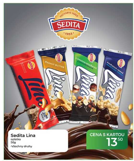 Sedita Lina oplatka 50g