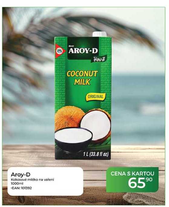 Aroy-D Kokosové mléko na vaření 1000ml
