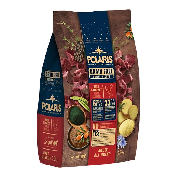 Polaris bezobilné granule s Adult s hovězím a krůtím