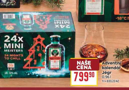Adventni kalendář Jégr 0,96l