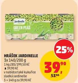 HRÁŠEK JARDINELLE, 3x 140/200 g 