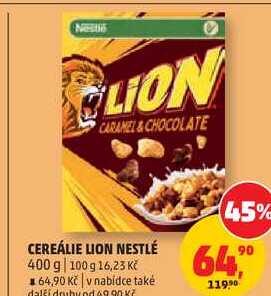 CEREÁLIE LION NESTLÉ, 400 g
