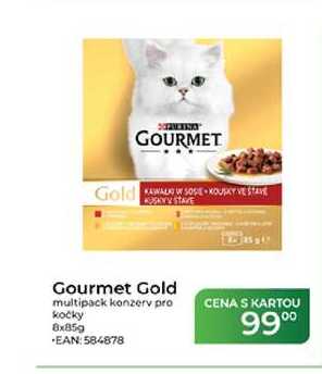 Gourmet Gold multipack konzerv pro kočky 8x85g