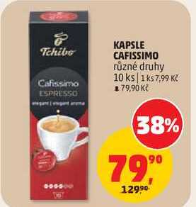 KAPSLE CAFISSIMO různé druhy, 10 ks