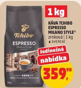 KÁVA TCHIBO ESPRESSO MILANO STYLE zrnková, 1 kg