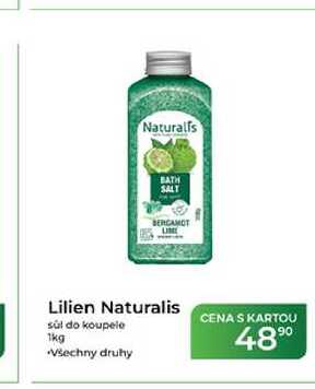Lilien Naturalis sůl do koupele 1kg