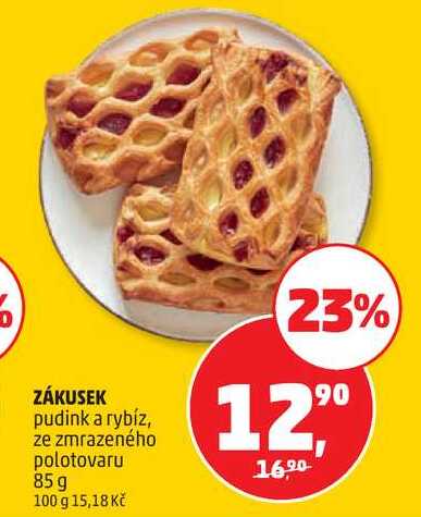 ZÁKUSEK pudink a rybíz, 85 g