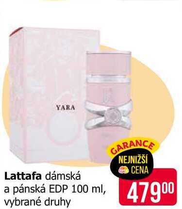 Lattafa dámská a pánská EDP 100 ml, vybrané druhy