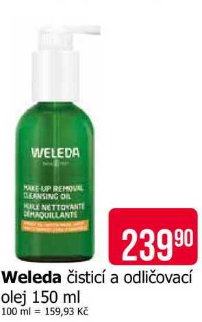 Weleda čisticí a odličovací olej 150 ml 