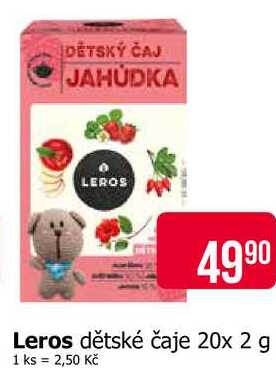 Leros dětské čaje 20x 2 g 