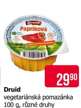 Druid vegetariánská pomazánka 100 g, různé druhy