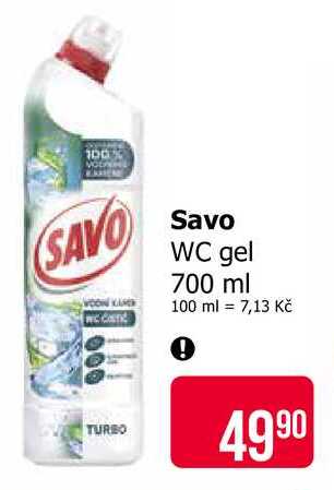 Savo WC gel 700 ml 