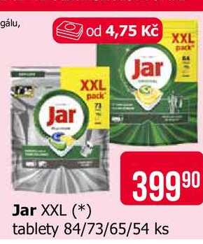 Jar XXL tablety 84/73/65/54 ks 