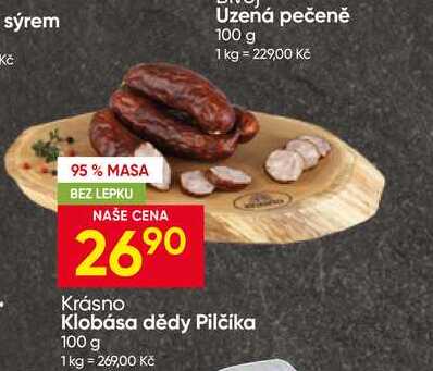 Klobása dědy Pilčíka 100 g