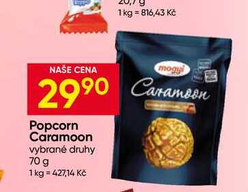 Popcorn Caramoon vybrané druhy 70 g 