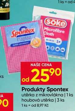 Spontex utěrka z mikrovlákna 1 ks