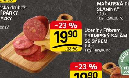 TRAMPSKÝ SALÁM SE SYREM 100 g