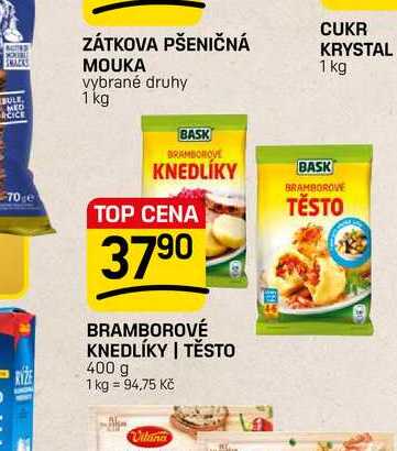 BRAMBOROVÉ KNEDLÍKY | TĚSTO 400 g 