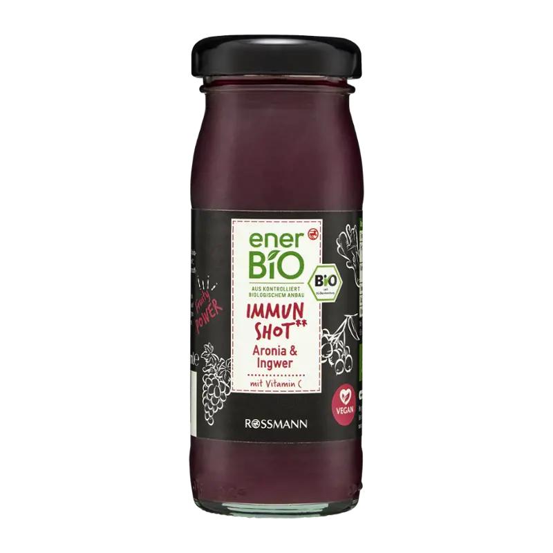 enerBiO BIO Shot Aronie a zázvor, 95 ml