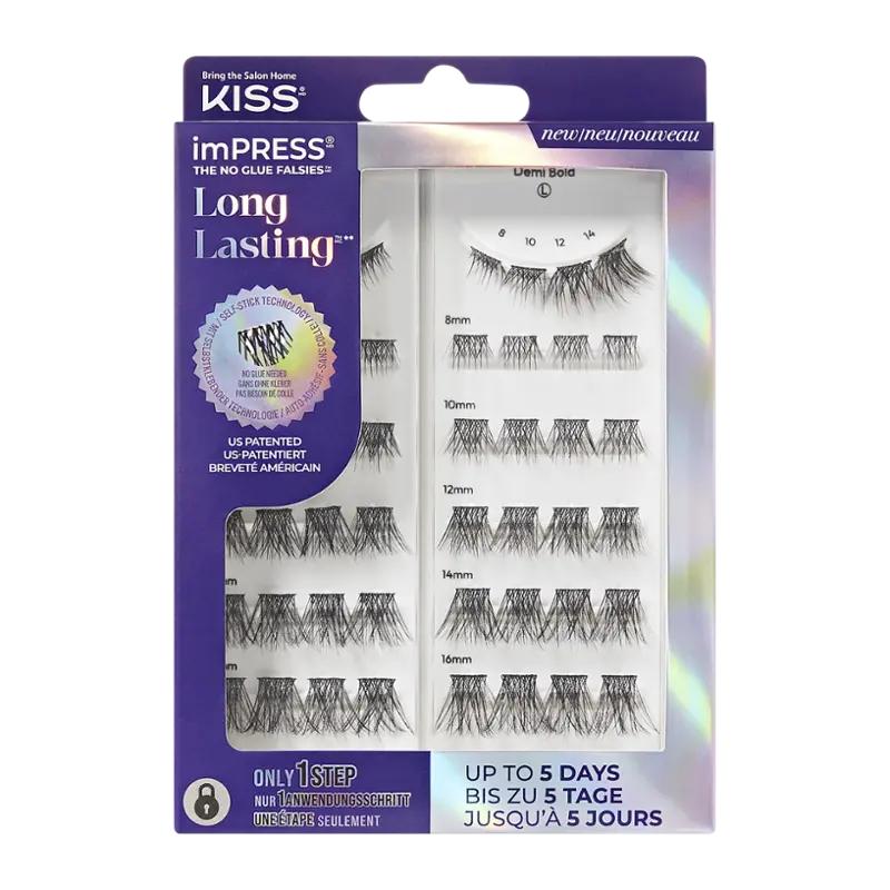 KISS Umělé řasy imPRESS Long Lasting, 1 ks