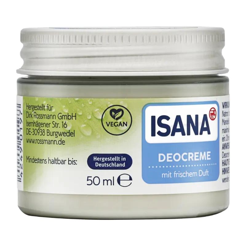 ISANA Deodorant krém Unisex, 50 ml