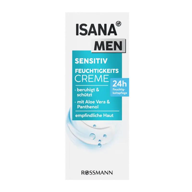 ISANA Men Krém na pleť pro muže Sensitive, 75 ml
