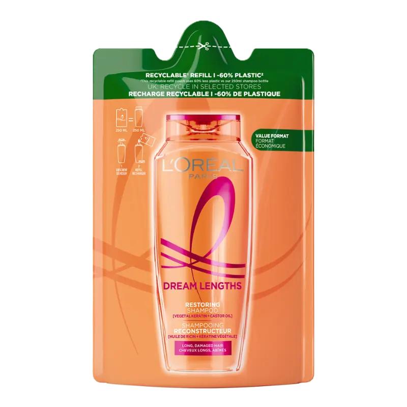 Elseve Šampon Dream Long náhradní náplň, 250 ml