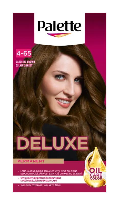 Palette Barva na vlasy Deluxe 4-65 oslnivě hnědá, 1 ks