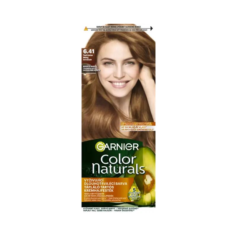 Garnier Barva na vlasy Color Naturals 6.41 teplý jantar, 1 ks