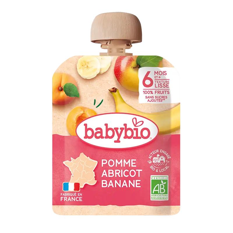Babybio BIO kapsička jablko, meruňka, banán, 90 g