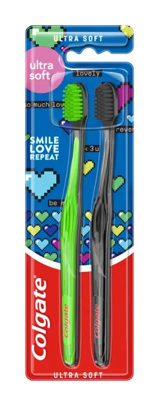 Colgate Zubní kartáček Smile Love Repeat Ultra Soft 2 ks, 2 ks