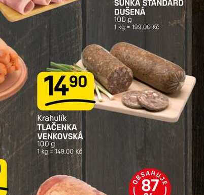 TLAČENKA VENKOVSKÁ 100 g
