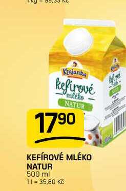KEFÍROVÉ MLÉKO NATUR 500 ml