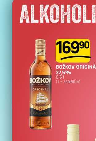 BOŽKOV ORIGINÁL 37,5% 0,5l