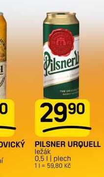 PILSNER URQUELL ležák 0,5|| plech