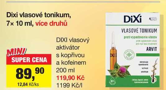 Dixi vlasové tonikum, 7x 10 ml