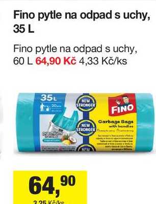 Fino pytle na odpad s uchy, 35 l