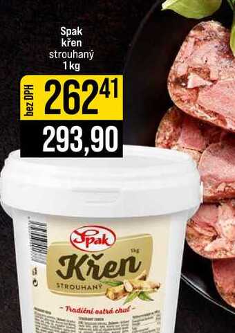 Spak křen strouhaný 1kg 