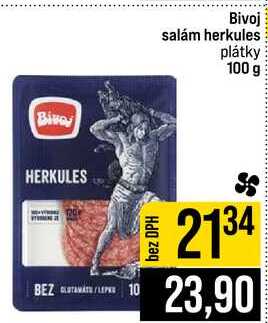 Bivoj salám herkules plátky 100 g