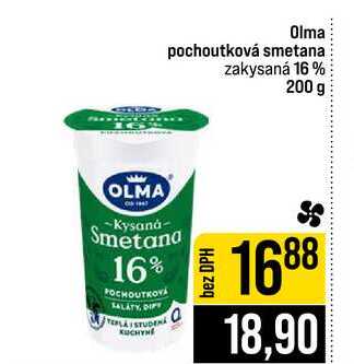 Olma pochoutková smetana zakysaná 16% 200 g