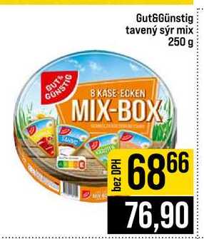 Gut&Günstig tavený sýr mix 250 g 